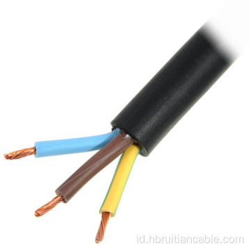Kabel selubung karet fleksibel H05RR-F kabel karet 3x1.5